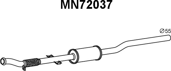Veneporte MN72037 - Предглушитель выхлопных газов www.avaruosad.ee