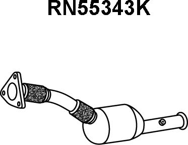 Veneporte RN55343K - Catalytic Converter www.avaruosad.ee