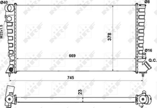 Wilmink Group WG1723185 - Radiaator,mootorijahutus www.avaruosad.ee