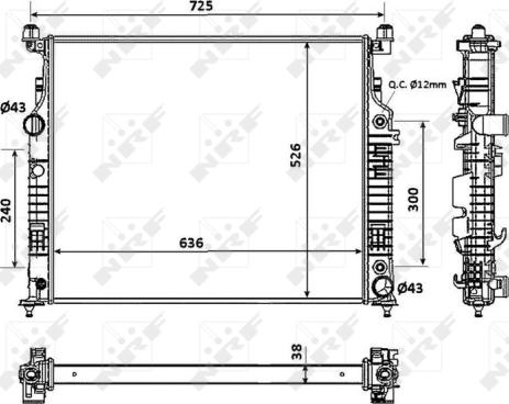 Wilmink Group WG1722735 - Radiaator,mootorijahutus www.avaruosad.ee