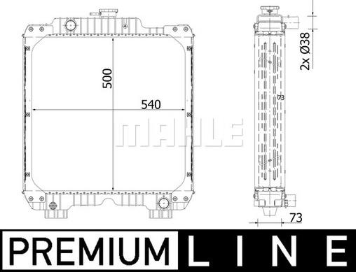 Wilmink Group WG2183251 - Radiaator,mootorijahutus www.avaruosad.ee