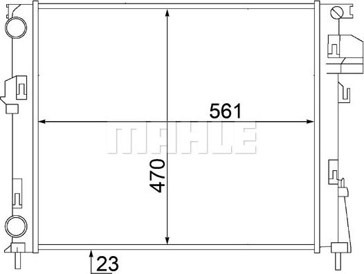 Wilmink Group WG2182691 - Radiaator,mootorijahutus www.avaruosad.ee