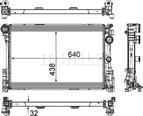 Wilmink Group WG2182818 - Jäähdytin,moottorin jäähdytys www.avaruosad.ee