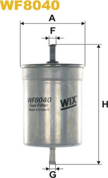WIX Filters WF8040 - Fuel filter www.avaruosad.ee