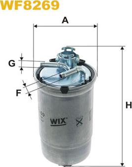 WIX Filters WF8269 - Fuel filter www.avaruosad.ee
