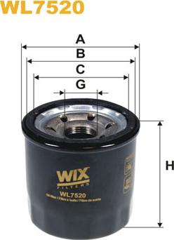 WIX Filters WL7520 - Oil Filter www.avaruosad.ee