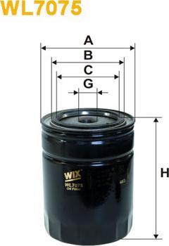 WIX Filters WL7075 - Filtro de aceite www.avaruosad.ee