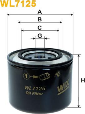 WIX Filters WL7125 - Oil Filter www.avaruosad.ee