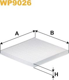 WIX Filters WP9026 - Filter,salongiõhk www.avaruosad.ee