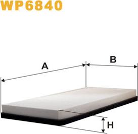 WIX Filters WP6840 - Filter, interior air www.avaruosad.ee