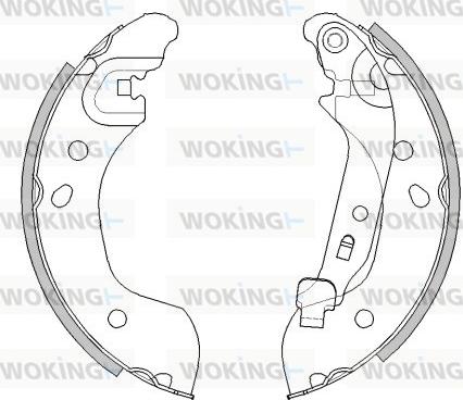 Woking Z4536.00 - Bremžu loki www.avaruosad.ee