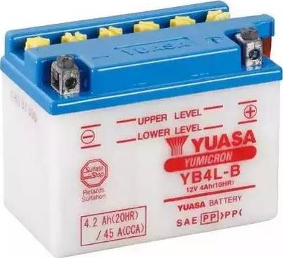 Yuasa YB4L-B - Startera akumulatoru baterija www.avaruosad.ee