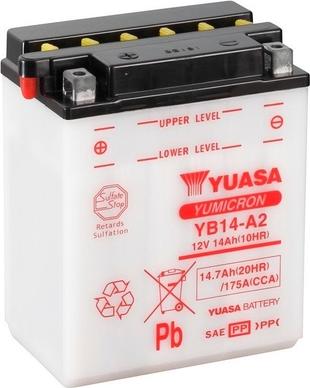 Yuasa YB14-A2 - Startera akumulatoru baterija www.avaruosad.ee