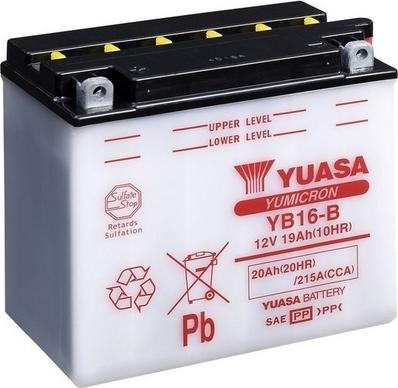 Yuasa YB16-B - Стартерная аккумуляторная батарея, АКБ www.avaruosad.ee