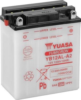 Yuasa YB12AL-A2 - Startera akumulatoru baterija www.avaruosad.ee