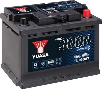 Yuasa YBX9027 - Starter Battery www.avaruosad.ee