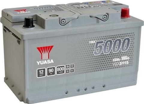 Yuasa YBX5115 - Стартерная аккумуляторная батарея, АКБ www.avaruosad.ee