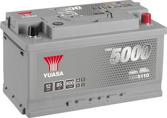 Yuasa YBX5110 - Стартерная аккумуляторная батарея, АКБ www.avaruosad.ee