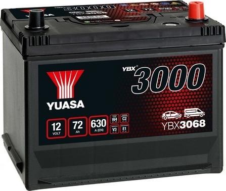 Yuasa YBX3068 - Стартерная аккумуляторная батарея, АКБ www.avaruosad.ee
