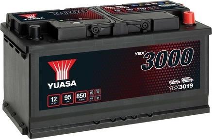 Yuasa YBX3019 - Стартерная аккумуляторная батарея, АКБ www.avaruosad.ee