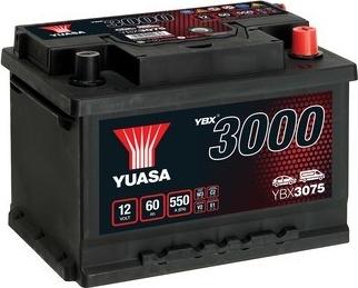 Yuasa YBX3075 - Стартерная аккумуляторная батарея, АКБ www.avaruosad.ee