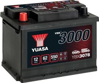 Yuasa YBX3078 - Starter Battery www.avaruosad.ee