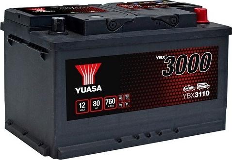Yuasa YBX3110 - Стартерная аккумуляторная батарея, АКБ www.avaruosad.ee