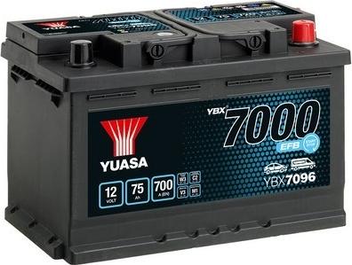 Yuasa YBX7096 - Стартерная аккумуляторная батарея, АКБ www.avaruosad.ee
