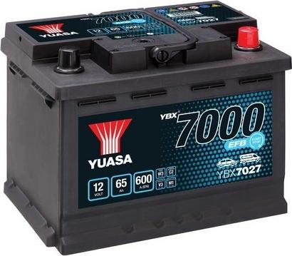 Yuasa YBX7027 - Стартерная аккумуляторная батарея, АКБ www.avaruosad.ee