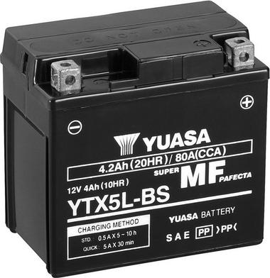 Yuasa YTX5L-BS - Стартерная аккумуляторная батарея, АКБ www.avaruosad.ee