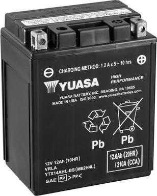 Yuasa YTX14AHL-BS - Стартерная аккумуляторная батарея, АКБ www.avaruosad.ee
