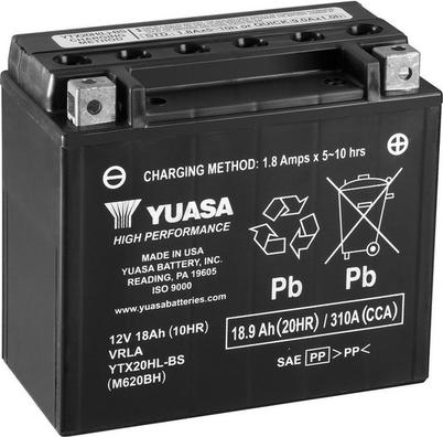 Yuasa YTX20HL-BS - Стартерная аккумуляторная батарея, АКБ www.avaruosad.ee