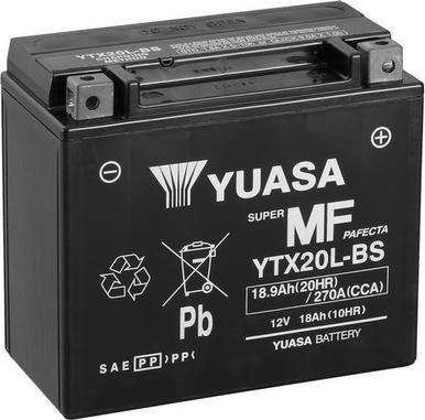 Yuasa YTX20L-BS - Стартерная аккумуляторная батарея, АКБ www.avaruosad.ee