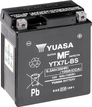 Yuasa YTX7L-BS - Стартерная аккумуляторная батарея, АКБ www.avaruosad.ee