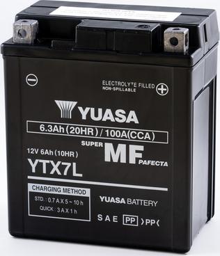 Yuasa YTX7L - Стартерная аккумуляторная батарея, АКБ www.avaruosad.ee