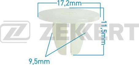 Zekkert BE-2180 - Clip, trim/protective strip www.avaruosad.ee