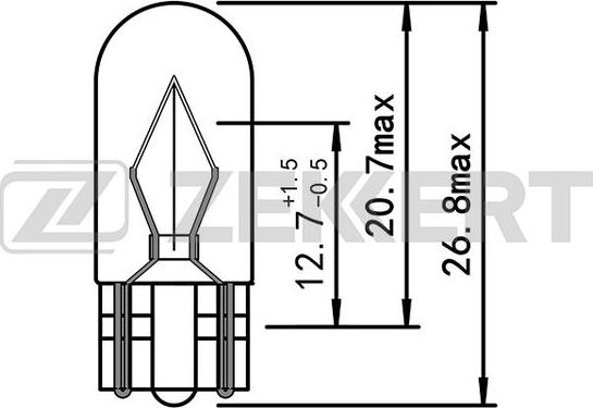 Zekkert LP-1143 - Bulb, indicator www.avaruosad.ee