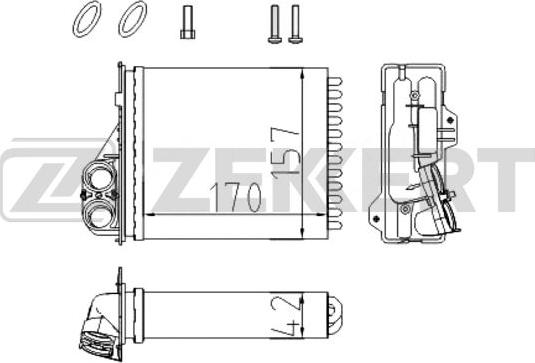 Zekkert MK-5040 - Heat Exchanger, interior heating www.avaruosad.ee