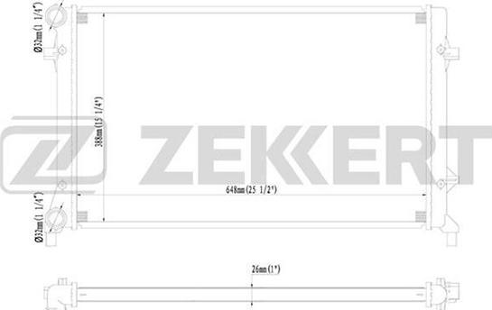 Zekkert MK-1093 - Radiators, Motora dzesēšanas sistēma www.avaruosad.ee