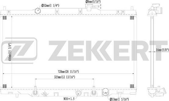 Zekkert MK-1170 - Radiators, Motora dzesēšanas sistēma www.avaruosad.ee