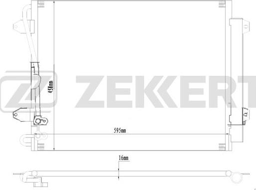 Zekkert MK-3194 - Lauhdutin, ilmastointilaite www.avaruosad.ee