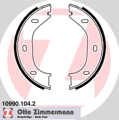 Zimmermann 10990.104.2 - Brake Shoe Set, parking brake www.avaruosad.ee