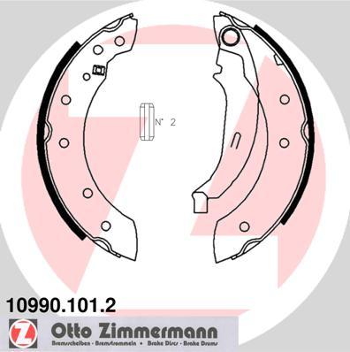 Zimmermann 10990.101.2 - Brake Set, drum brakes www.avaruosad.ee