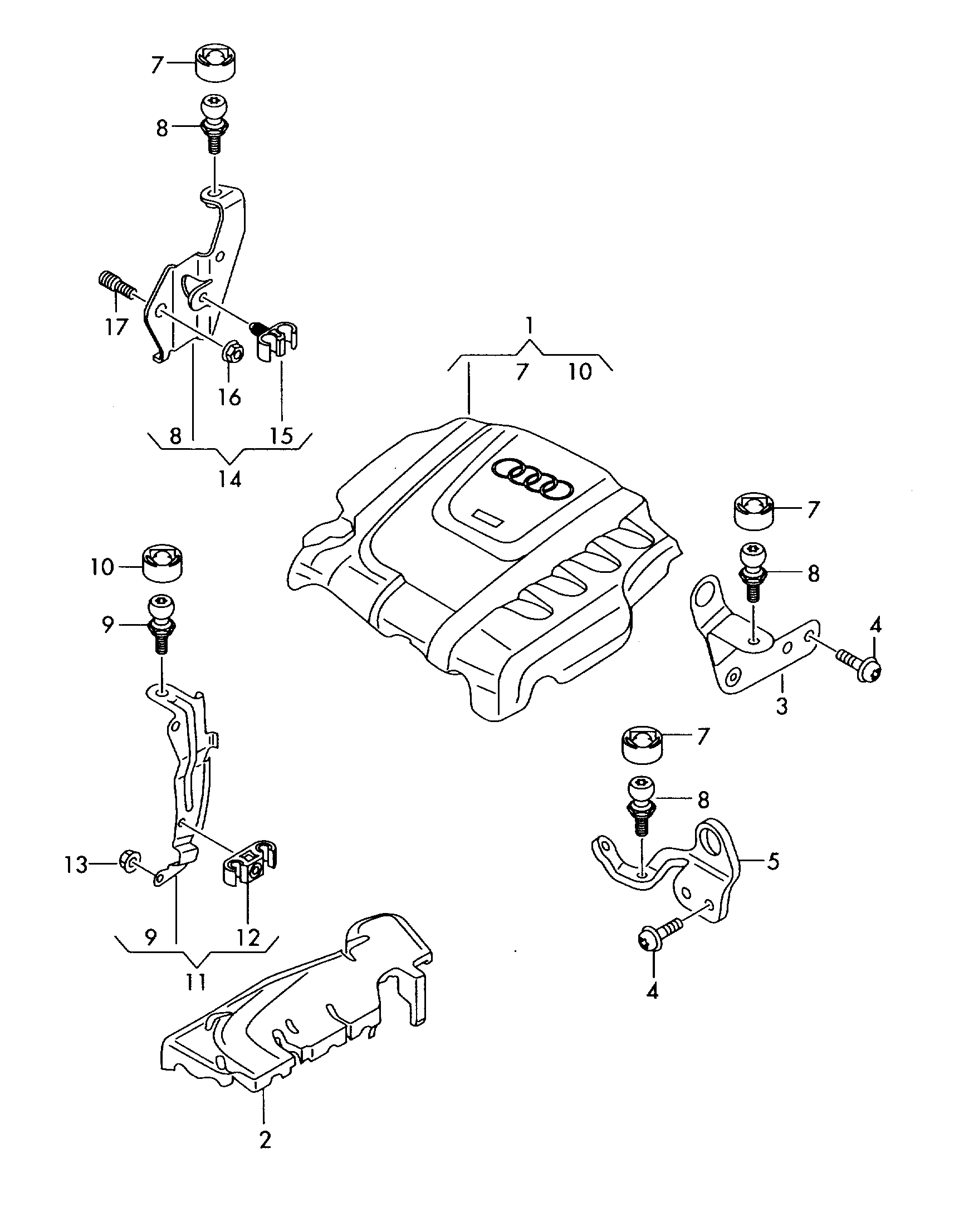 VAG 0B5 398 009 D - Remkomplekts, Automātiskās pārnesumkārbas flancis www.avaruosad.ee