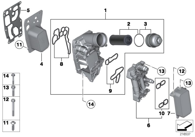 BMW 11137800620 - Eļļas radiators, Automātiskā pārnesumkārba www.avaruosad.ee