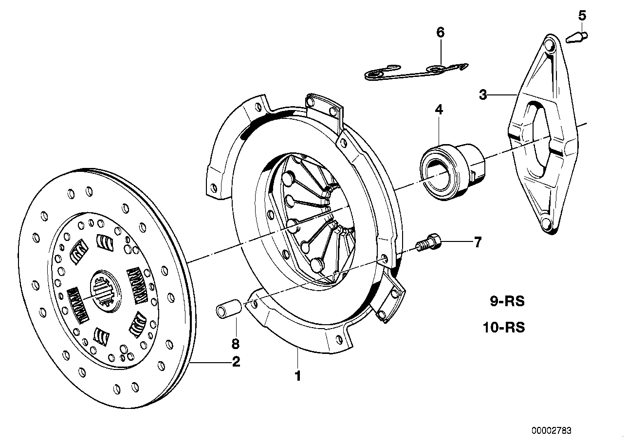 BMW 21 51 1 223 366 - Clutch release bearing www.avaruosad.ee