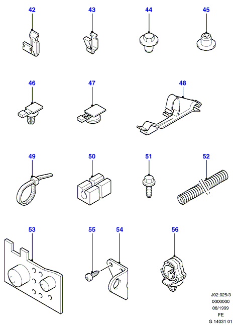 FORD 10 162 31 - Wiring mountings: AR pcs. www.avaruosad.ee