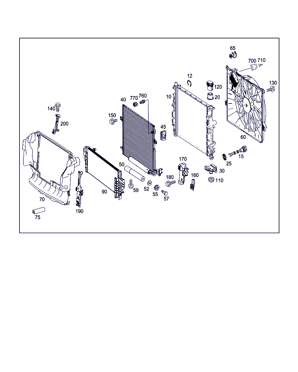 Mercedes-Benz A 251 500 00 03 - Radiaator,mootorijahutus www.avaruosad.ee