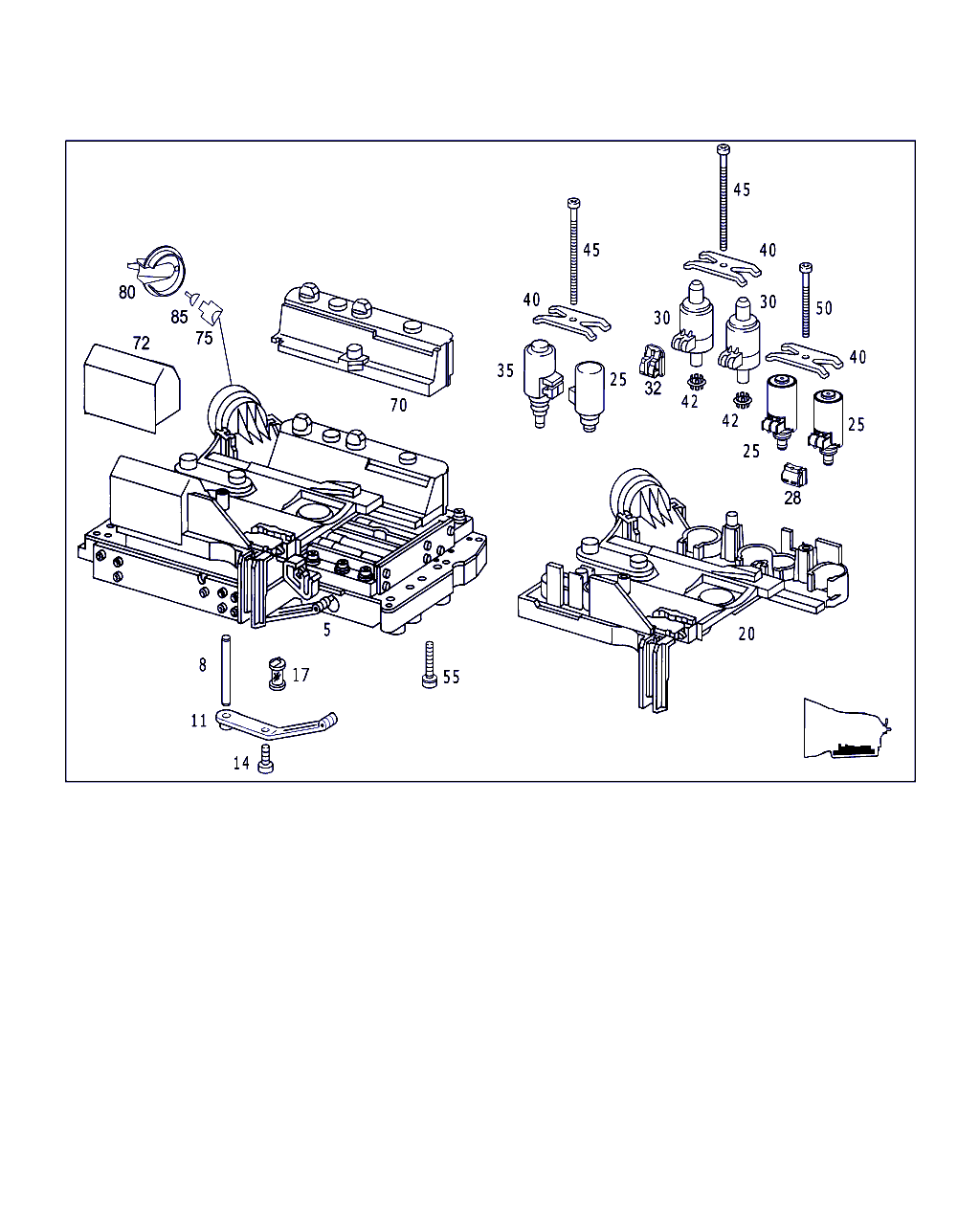 Mercedes-Benz A 140 270 04 98 - Electronic-hydraulic control unit: 002 pcs. www.avaruosad.ee