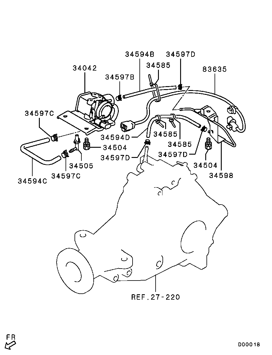 Mitsubishi MS660161 - Izplūdes gāzu sistēma www.avaruosad.ee